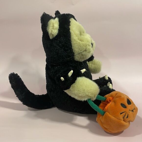 Starbucks 2002 Halloween 10" Inch Bearista Bear in Black Cat Meow Costume EUC - Picture 5 of 11